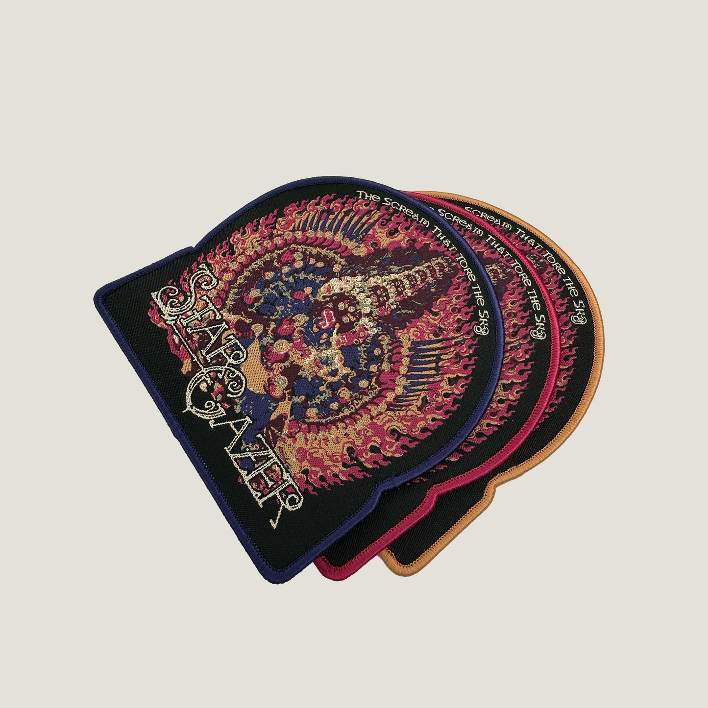 Temporal Dimensiones Patches Stargazer The Scream That Tore The Sky Metal Woven Patches