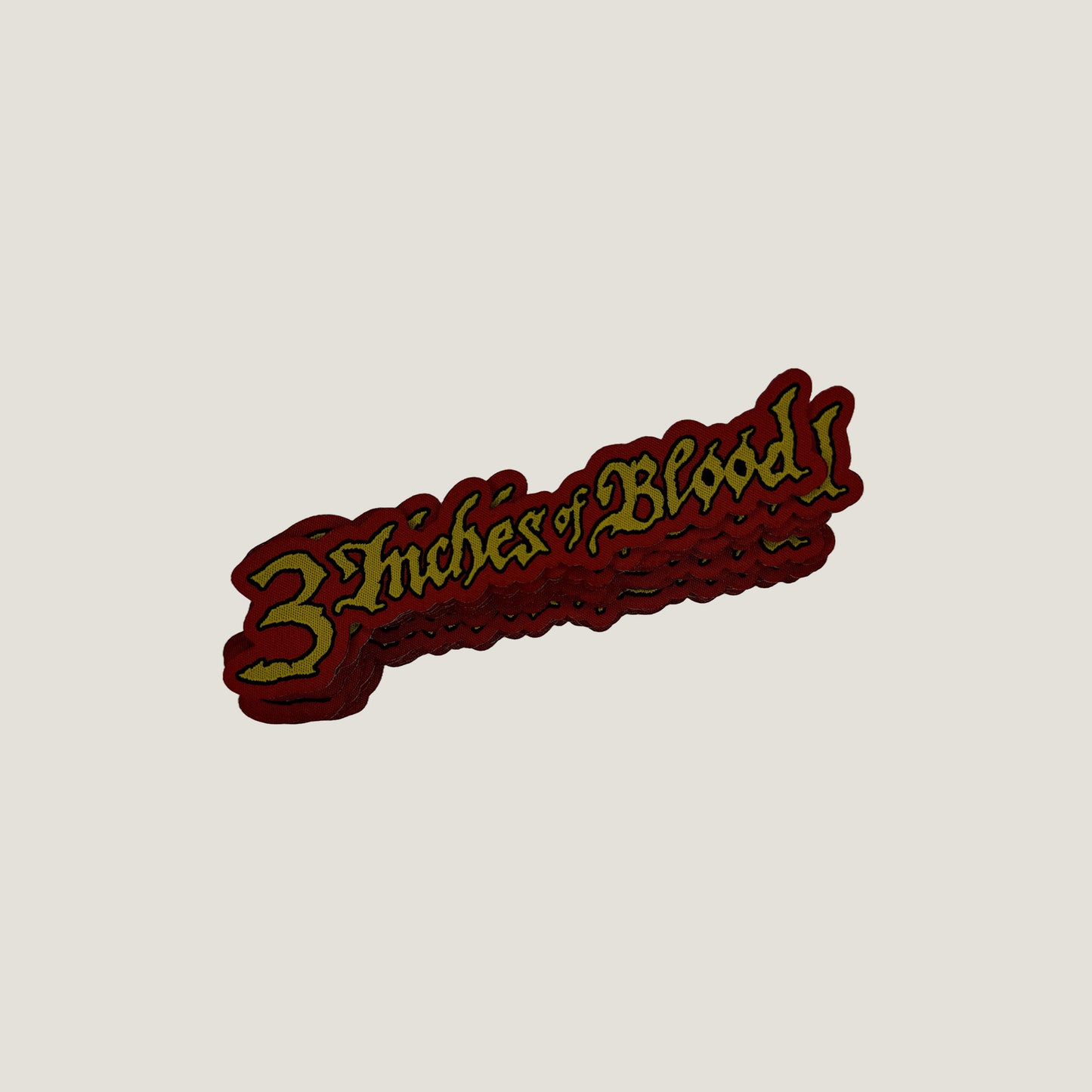 Temporal Dimensions Patches 3iob Coming Back from the Dead Laser Cut Logo Patches