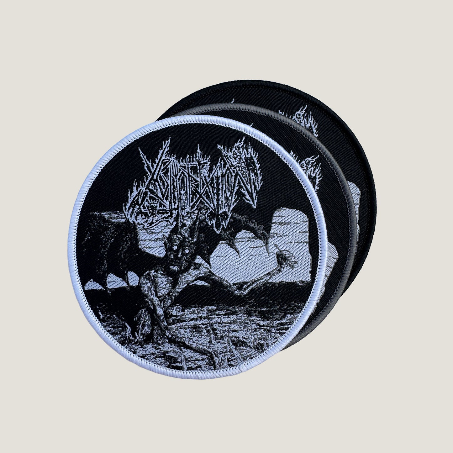 Temporal Dimensions Patches Abhorration Demonolatry Woven Patches