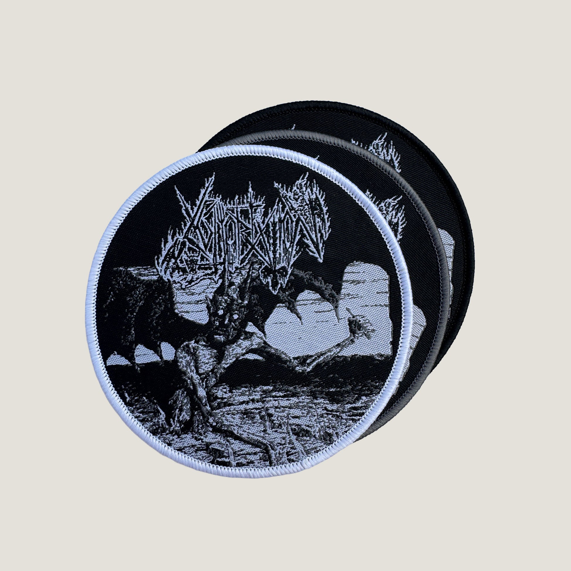 Temporal Dimensions Patches Abhorration Demonolatry Woven Patches