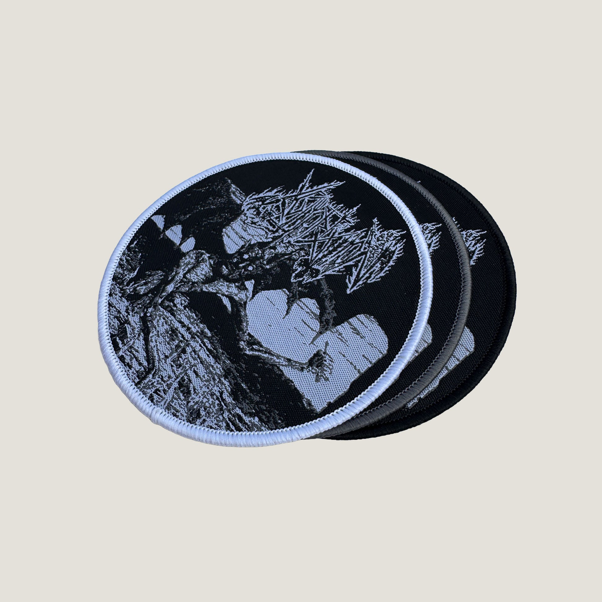 Temporal Dimensions Patches Abhorration Demonolatry Metal Woven Patches