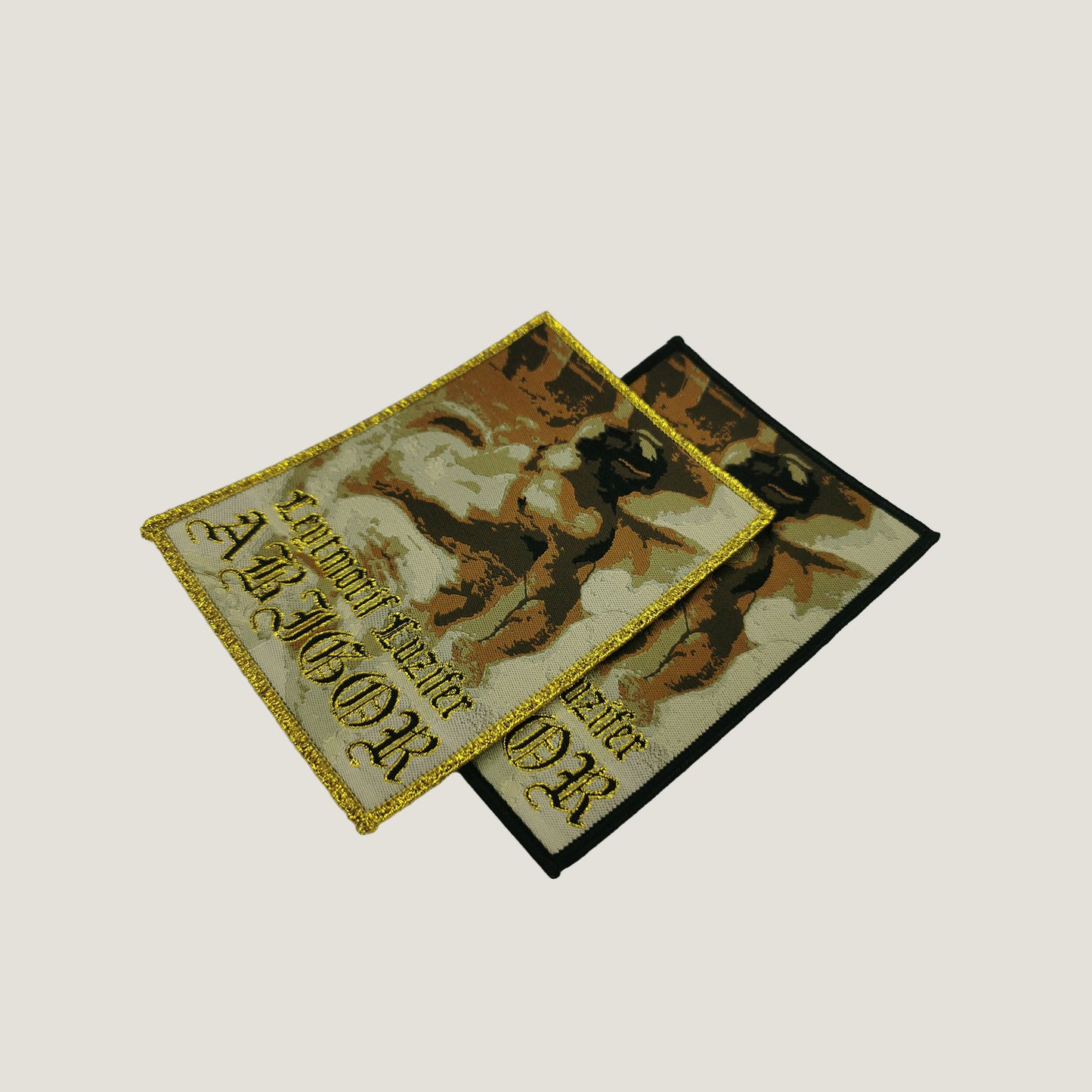 Temporal Dimensions Patches Abigor Leytmotif Luzifer Metal Woven Patches