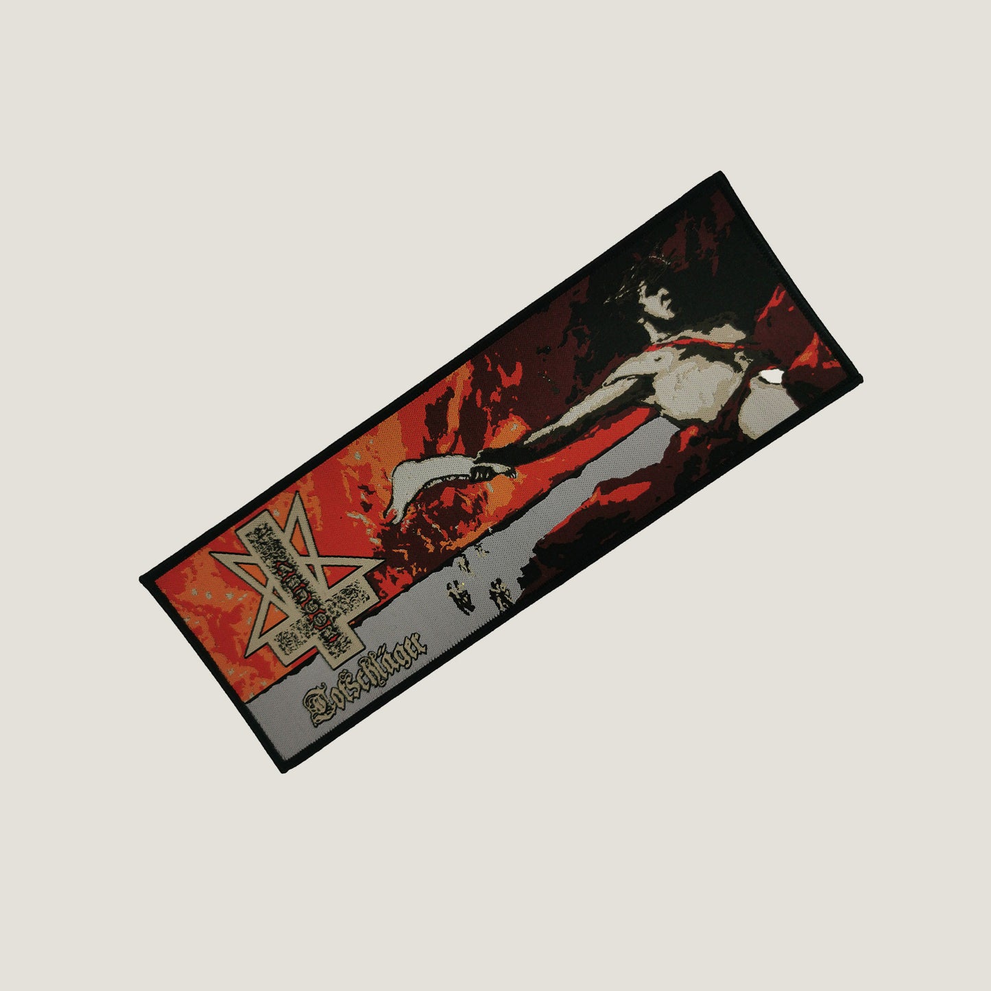 Temporal Dimensions Patches Abigor Totschläger Black Border Strip Woven Patch