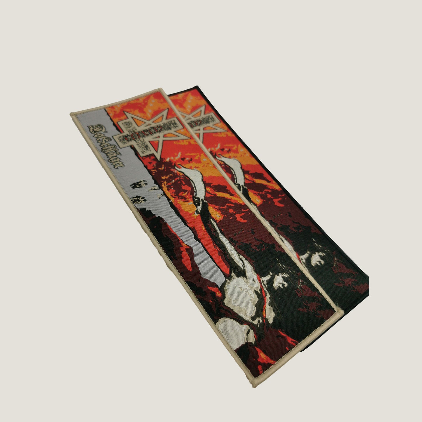 Temporal Dimensions Patches Abigor Totschläger Strip Metal Woven Patches