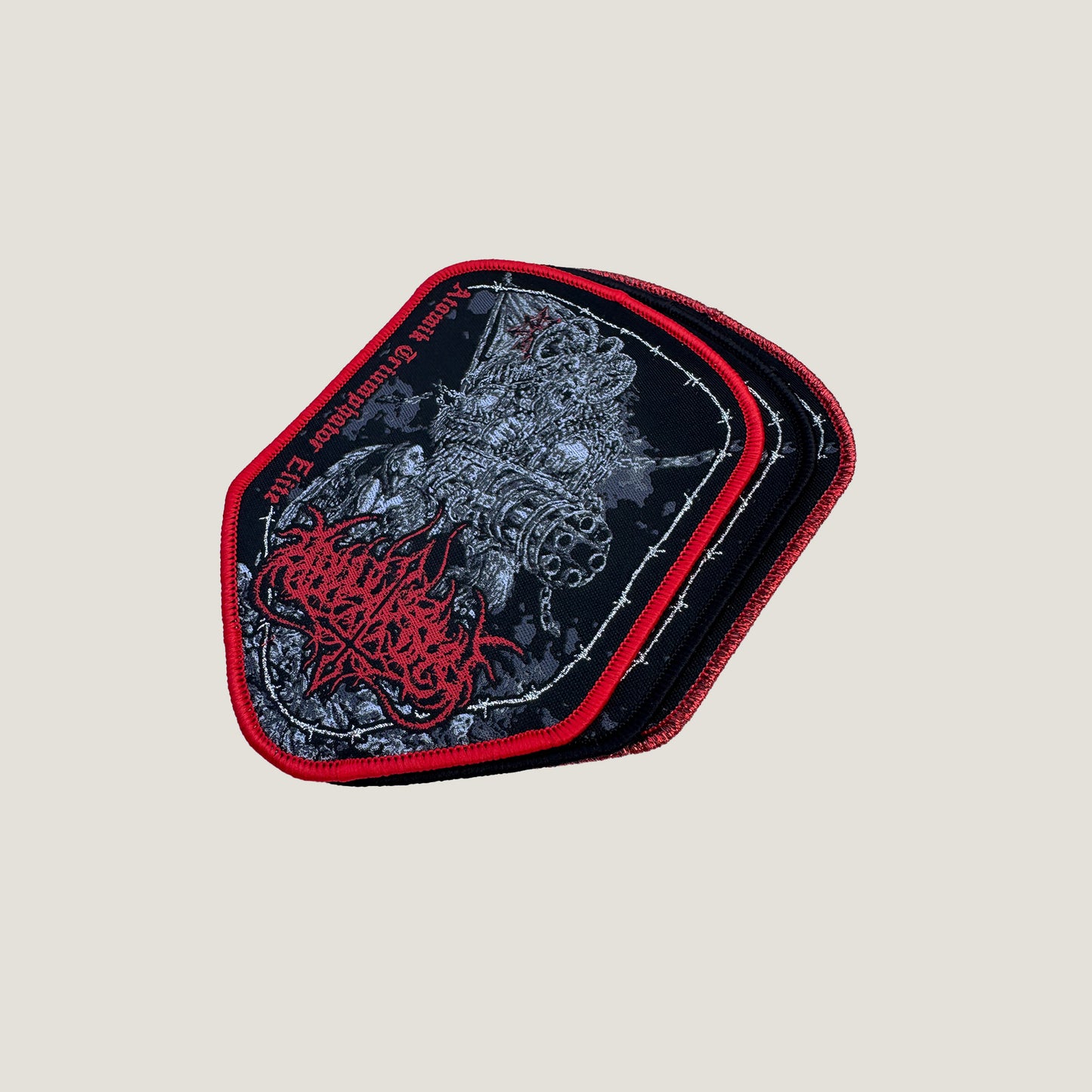 Temporal Dimensions Patches Abvulabashy Atomik Triumphator Elite Metal Woven Patches