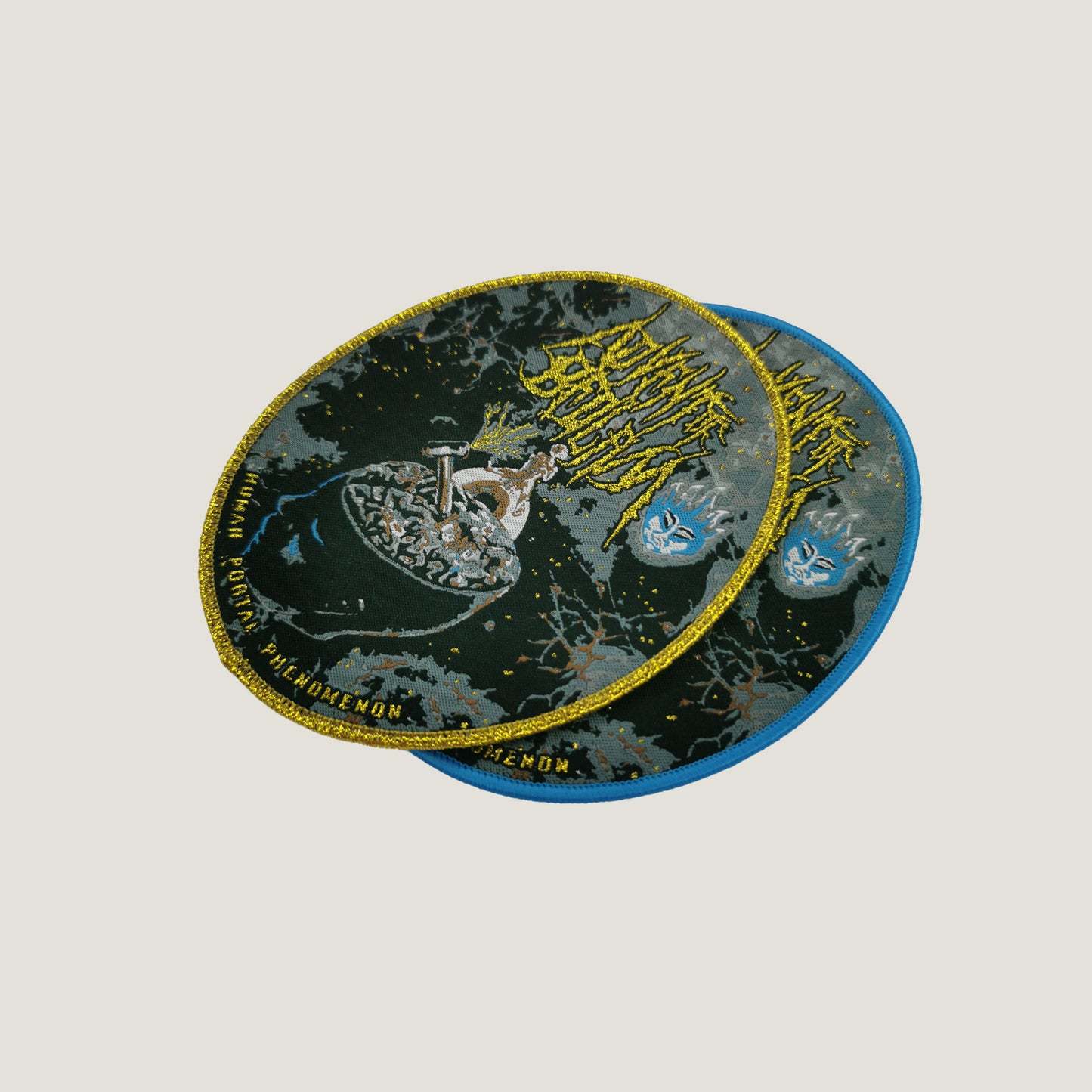 Temporal Dimensions Patches Advent Of Bedlam Human Portal Phenomenon Metal Woven Patches