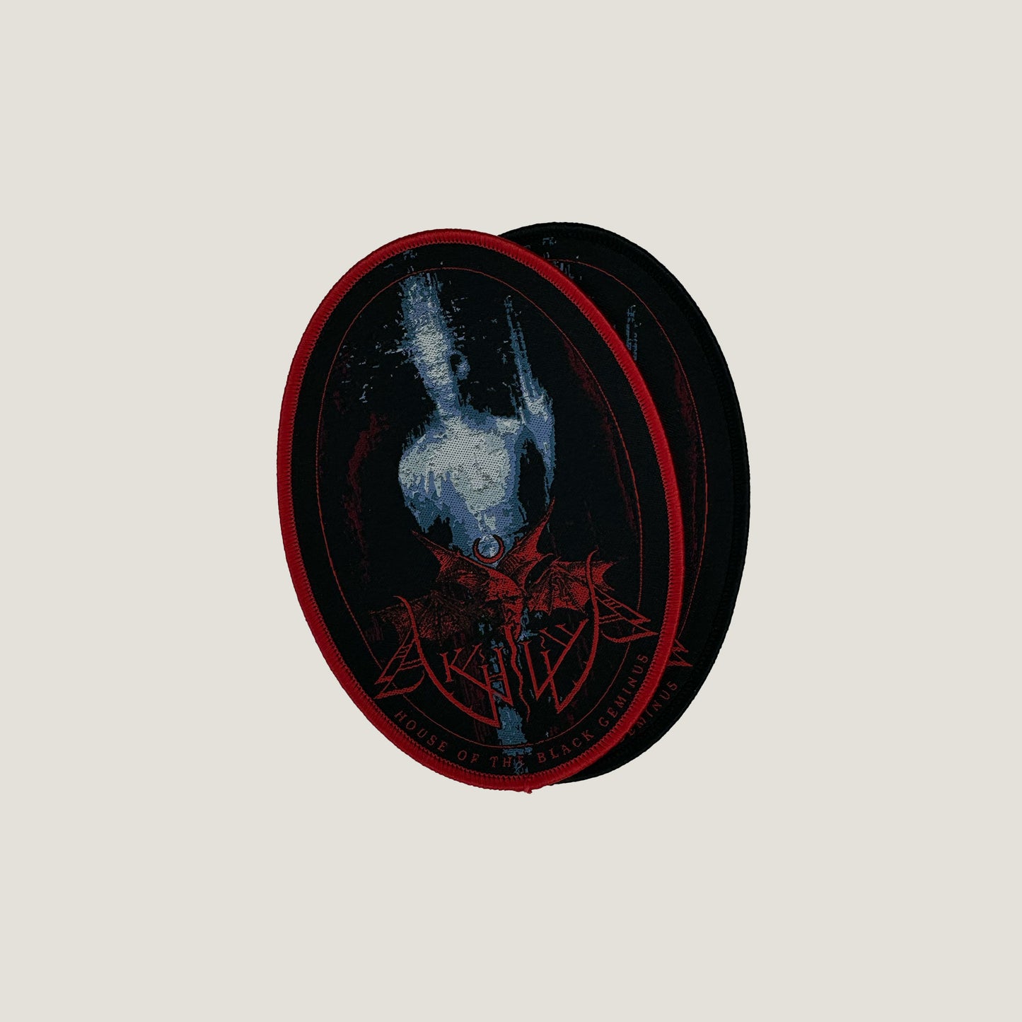 Temporal Dimensions Patches Akhlys House of the Black Geminus Woven Patches