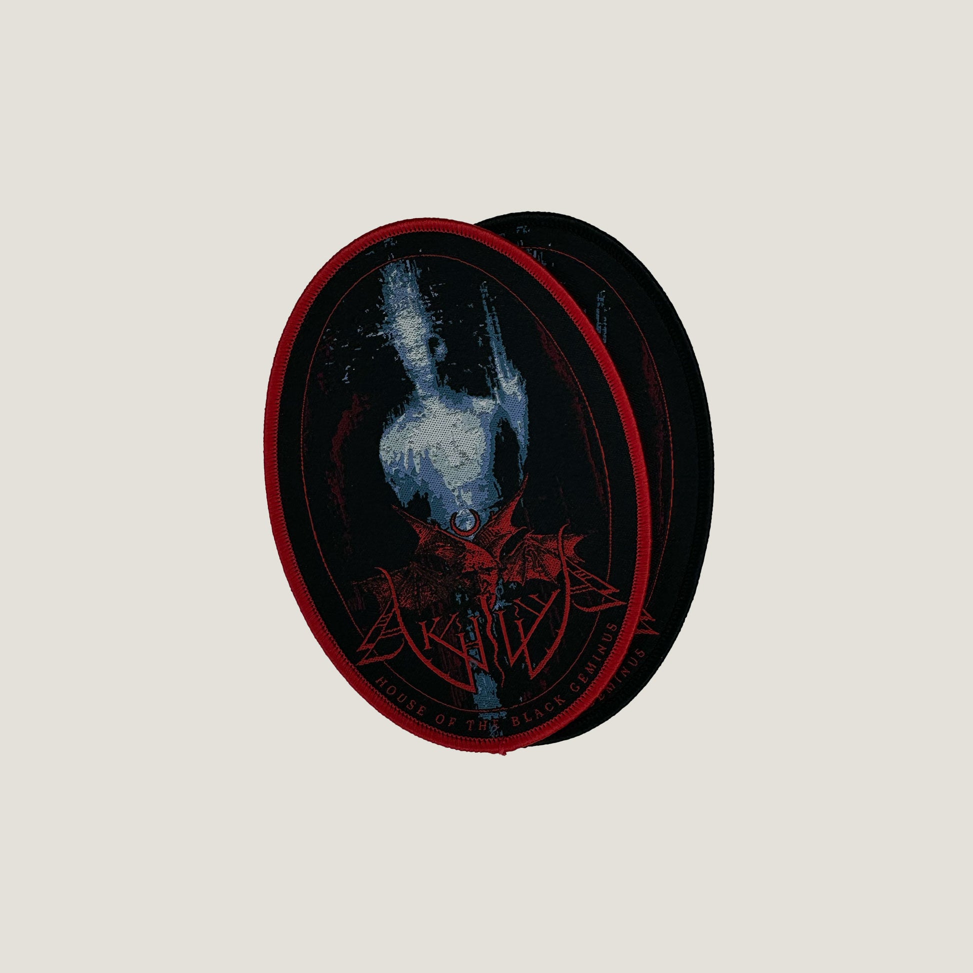 Temporal Dimensions Patches Akhlys House of the Black Geminus Woven Patches