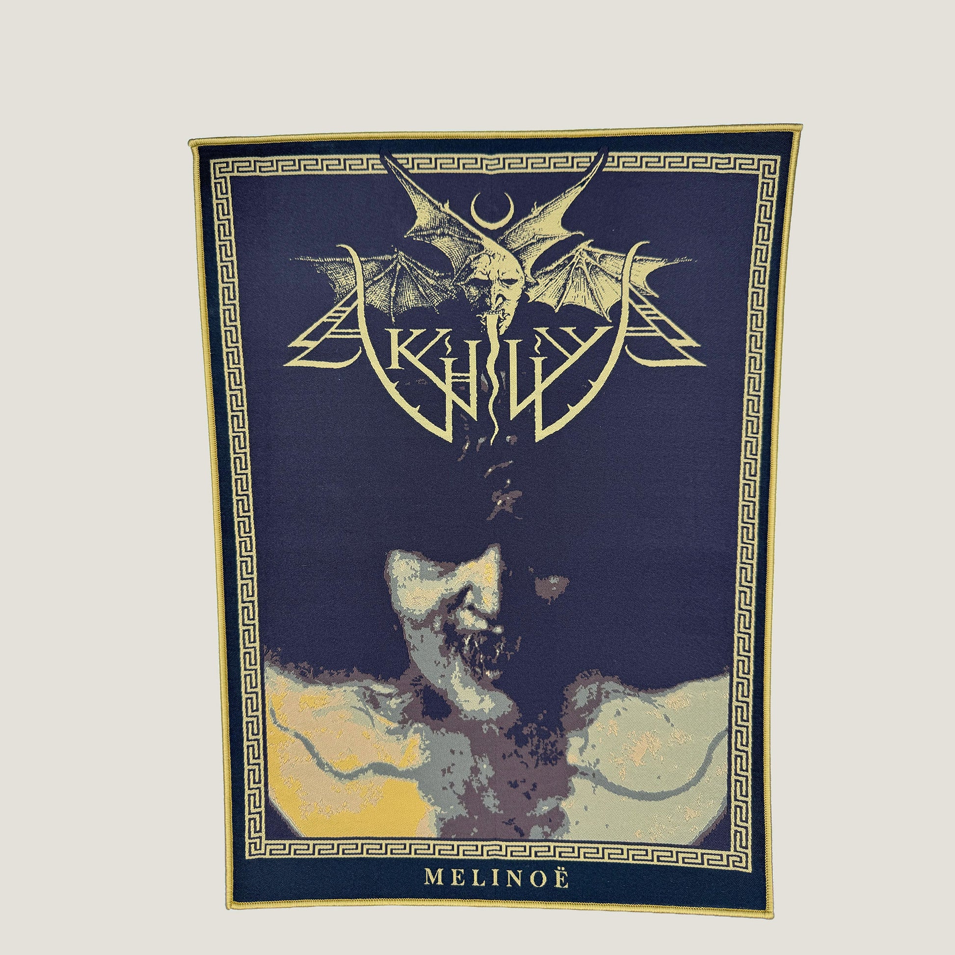 Temporal Dimensions Patches Akhlys Melinoe Golden Border Woven Backpatch