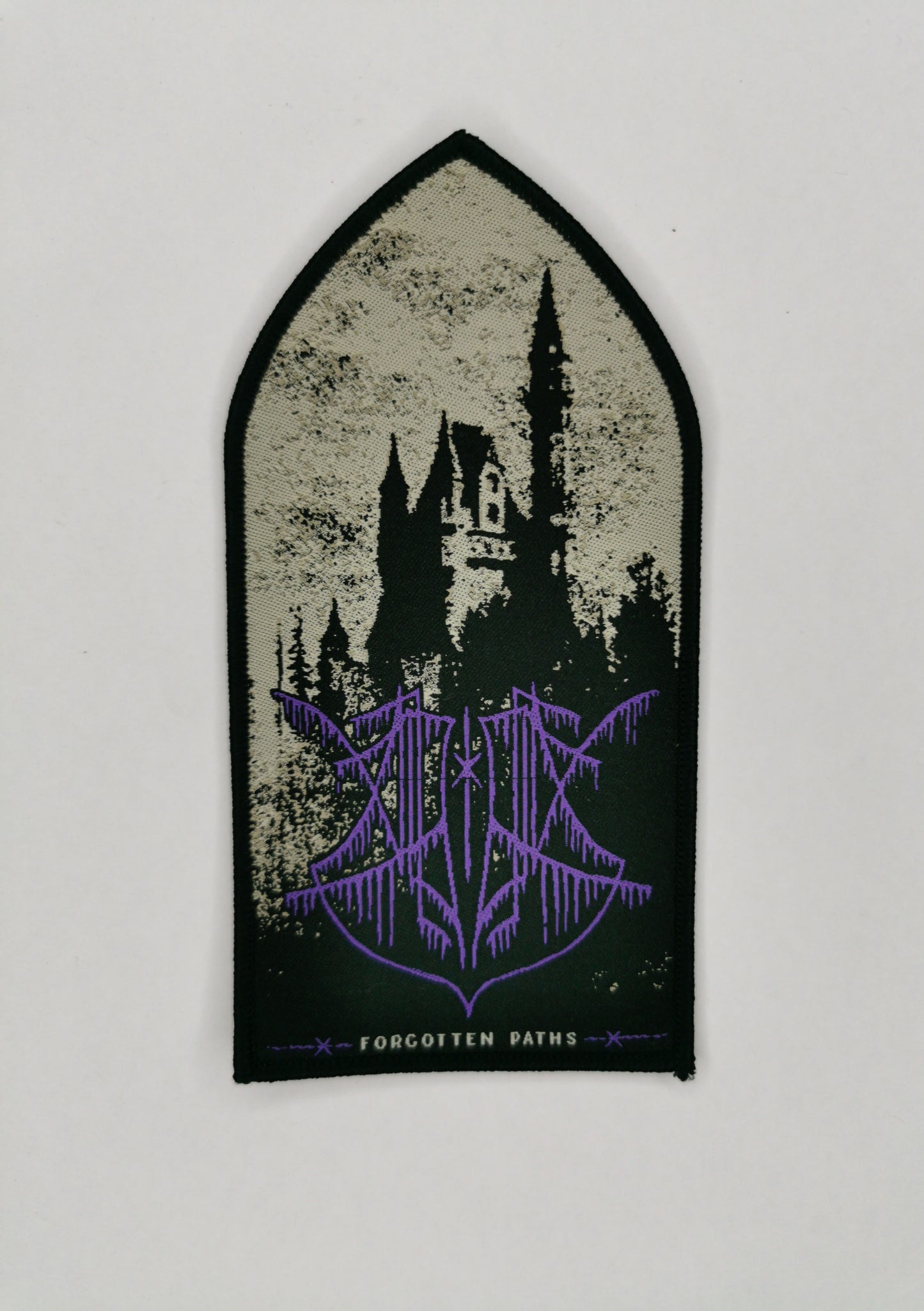 Temporal Dimensions Patches Alghol Forgotten Paths Black Border Woven Patch