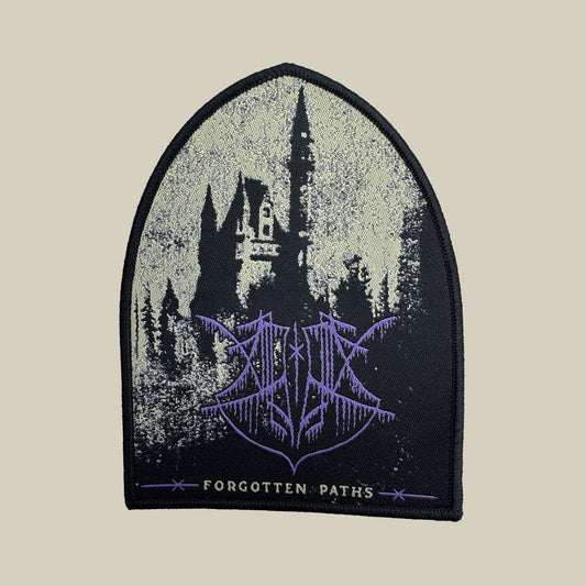 Temporal Dimensions Patches Alghol Forgotten Paths Black Border Woven Patch