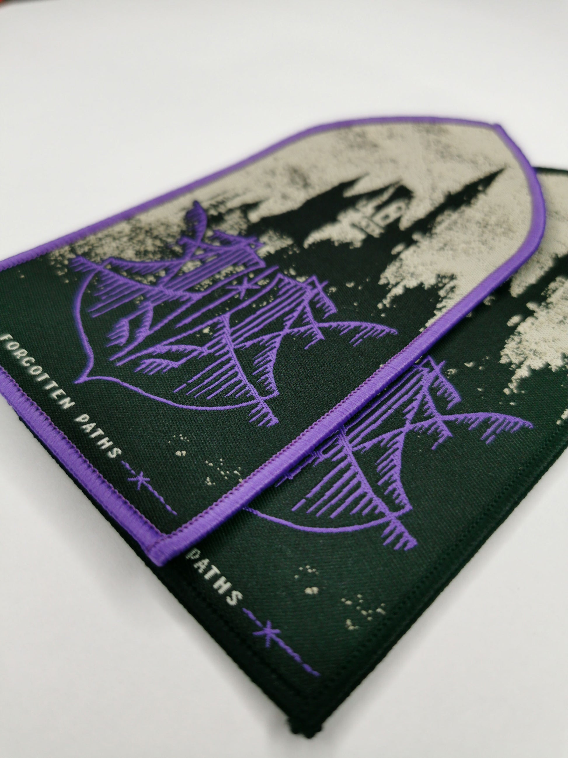 Temporal Dimensions Patches Alghol Forgotten Paths Metal Woven Patches