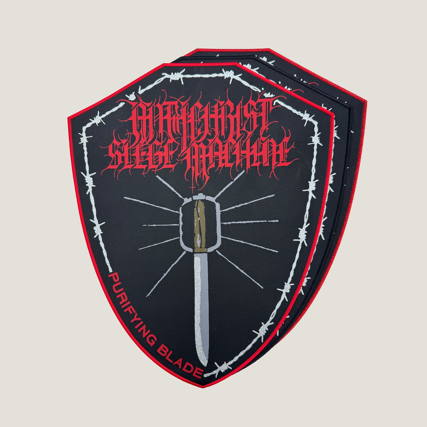 Temporal Dimensions Patches Antichrist Siege Machine Purifying Blade Woven Backpatches
