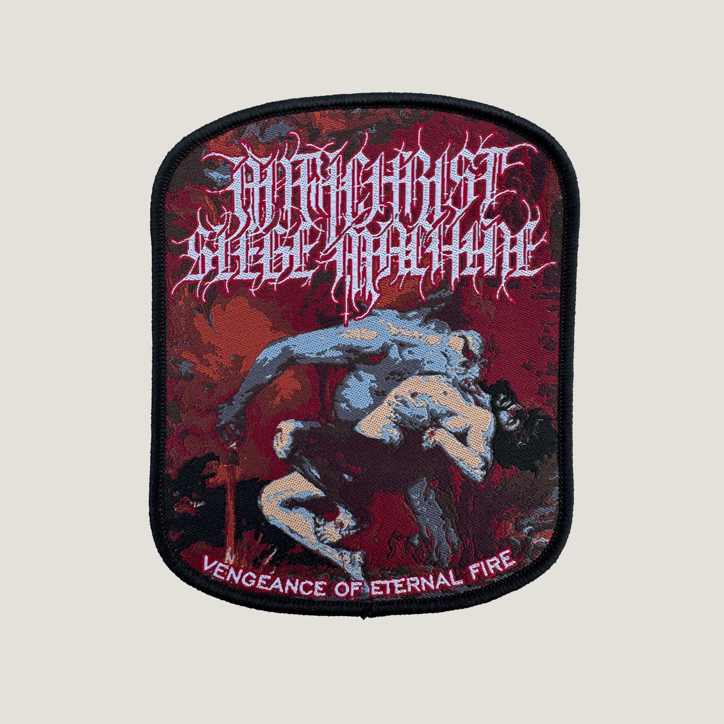Temporal Dimensions Patches Antichrist Siege Machine Vengeance of Eternal Fire Black Border Woven Patch