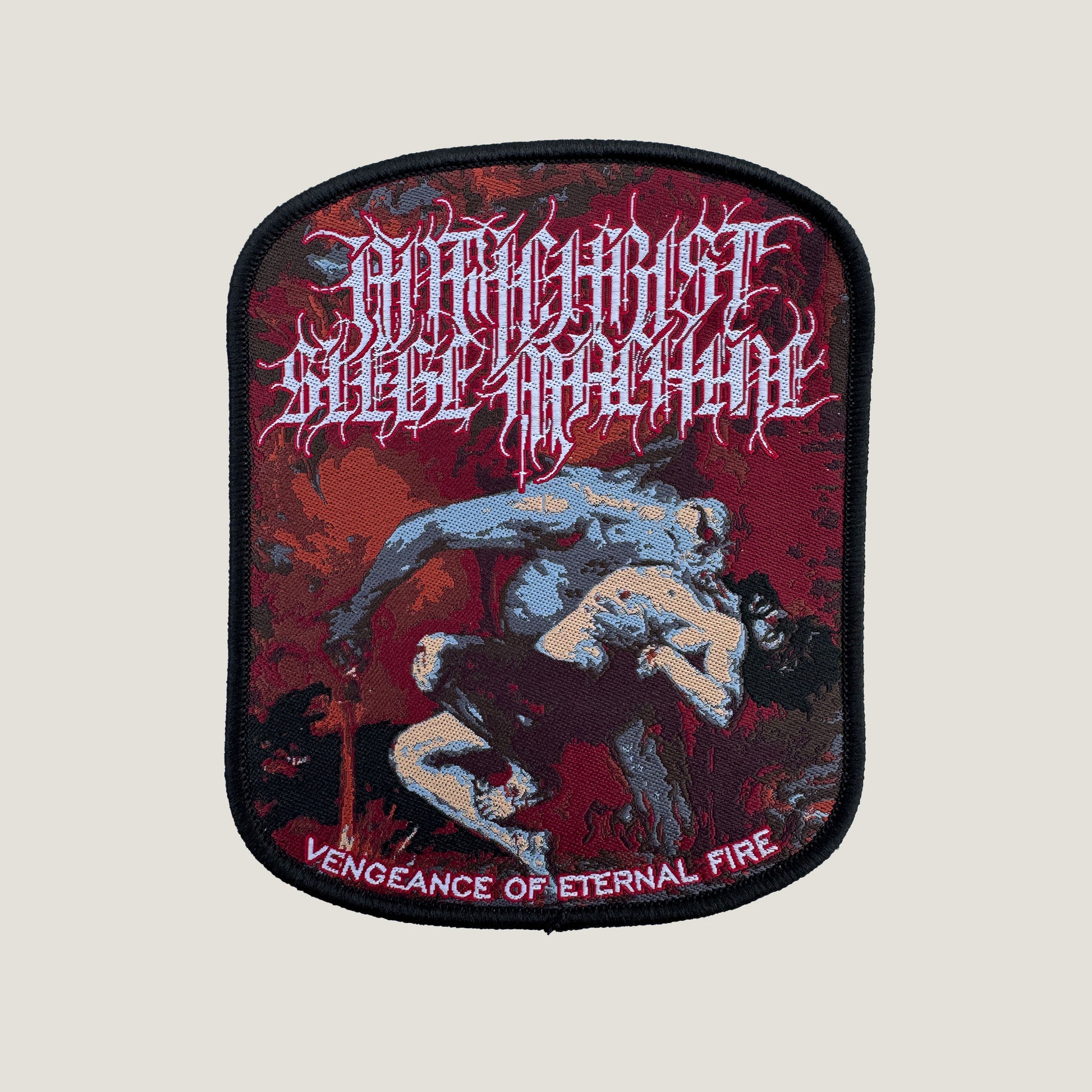 Temporal Dimensions Patches Antichrist Siege Machine Vengeance of Eternal Fire Black Border Woven Patch