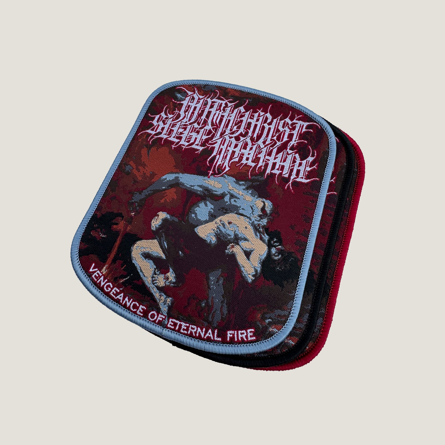 Temporal Dimensions Patches Antichrist Siege Machine Vengeance of Eternal Fire Metal Woven Patches