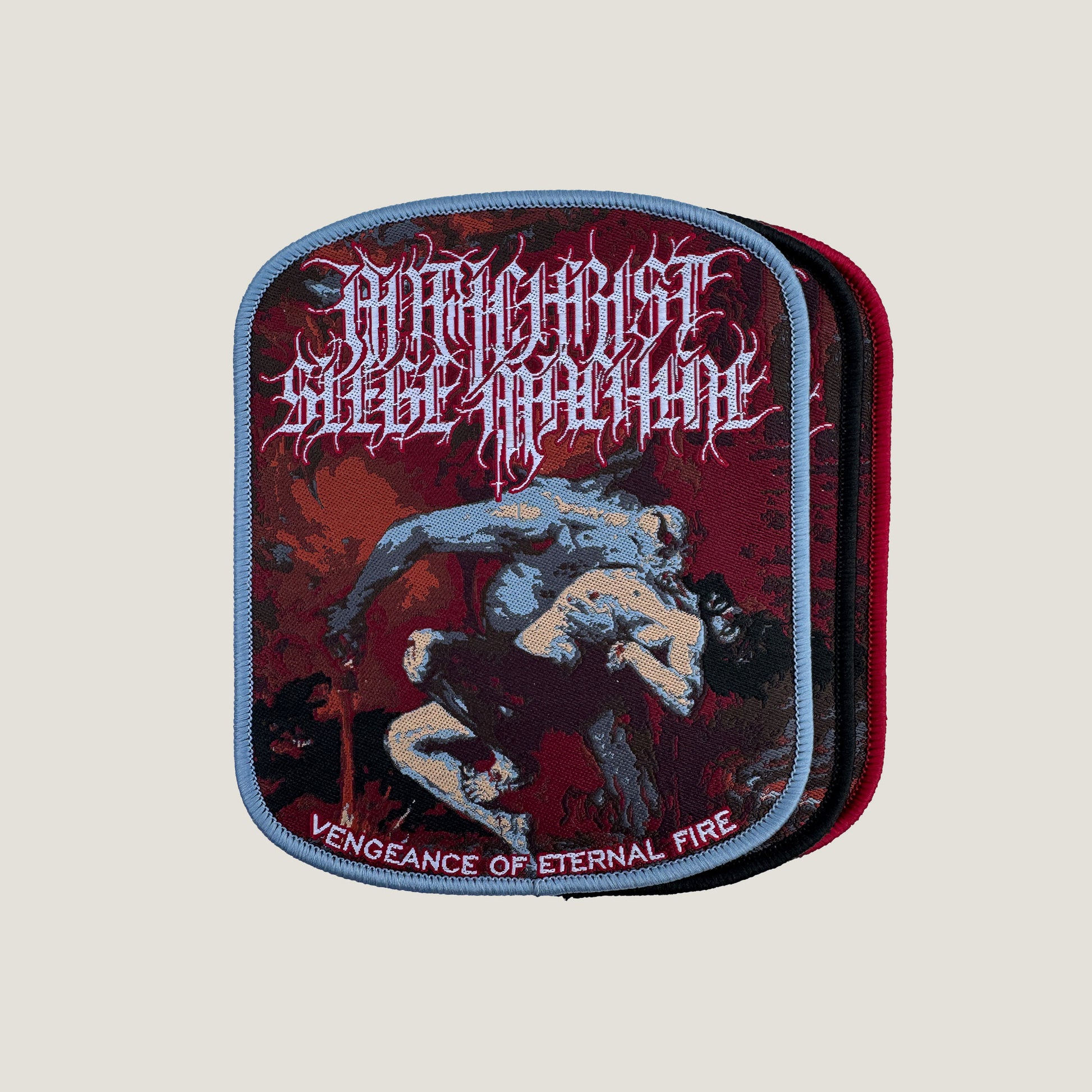 Temporal Dimensions Patches Antichrist Siege Machine Vengeance of Eternal Fire Woven Patches