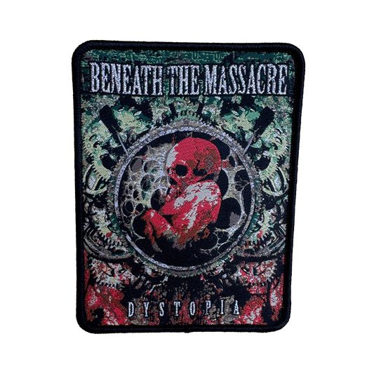 Temporal Dimensions Patches Beneath the Massacre Dystopia Black Border Woven Patch
