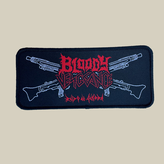Temporal Dimensions Patches Bloody Vengeance Ruido De Guerra Black Border Woven Patch