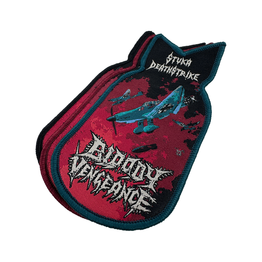 Temporal Dimensions Patches Bloody Vengeance Stuka Deathstrike Metal Woven Patches