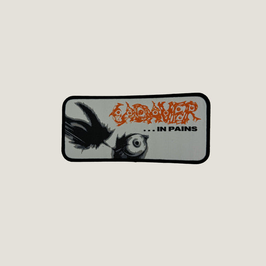 Temporal Dimensions Patches Cadaver in Pains Black Border Woven Patch