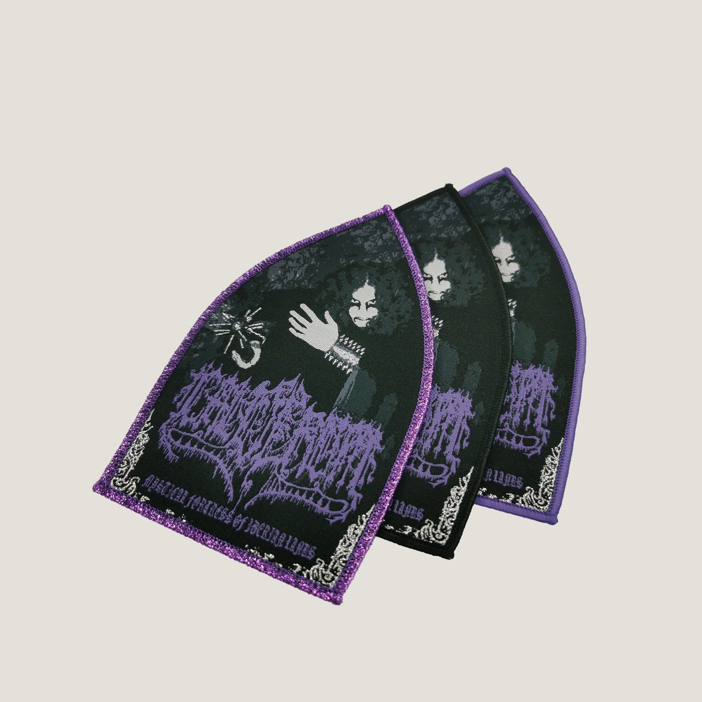 Temporal Dimensions Patches Calderum Mystical Fortress of Iberian Lands Metal Woven Patches