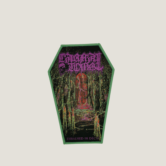 Temporal Dimensions Patches Carnal Tomb Embalmed in Decay Green Border Woven Patch