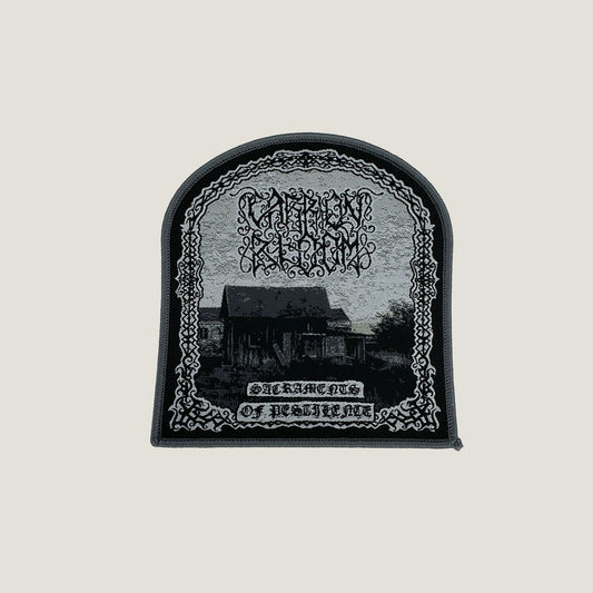 Temporal Dimensions Patches Carrion Bloom Gray Border Woven Patch