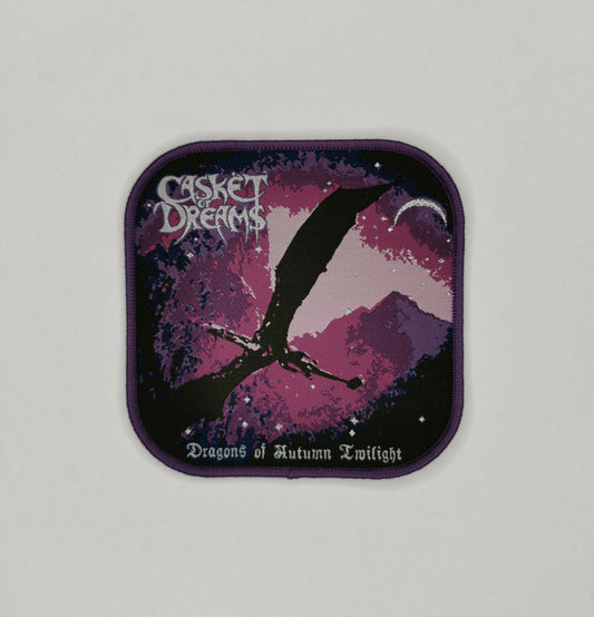 Temporal Dimensions Patches Casket of Dreams Dragons of Autumn Twilight Purple Border Woven Patch