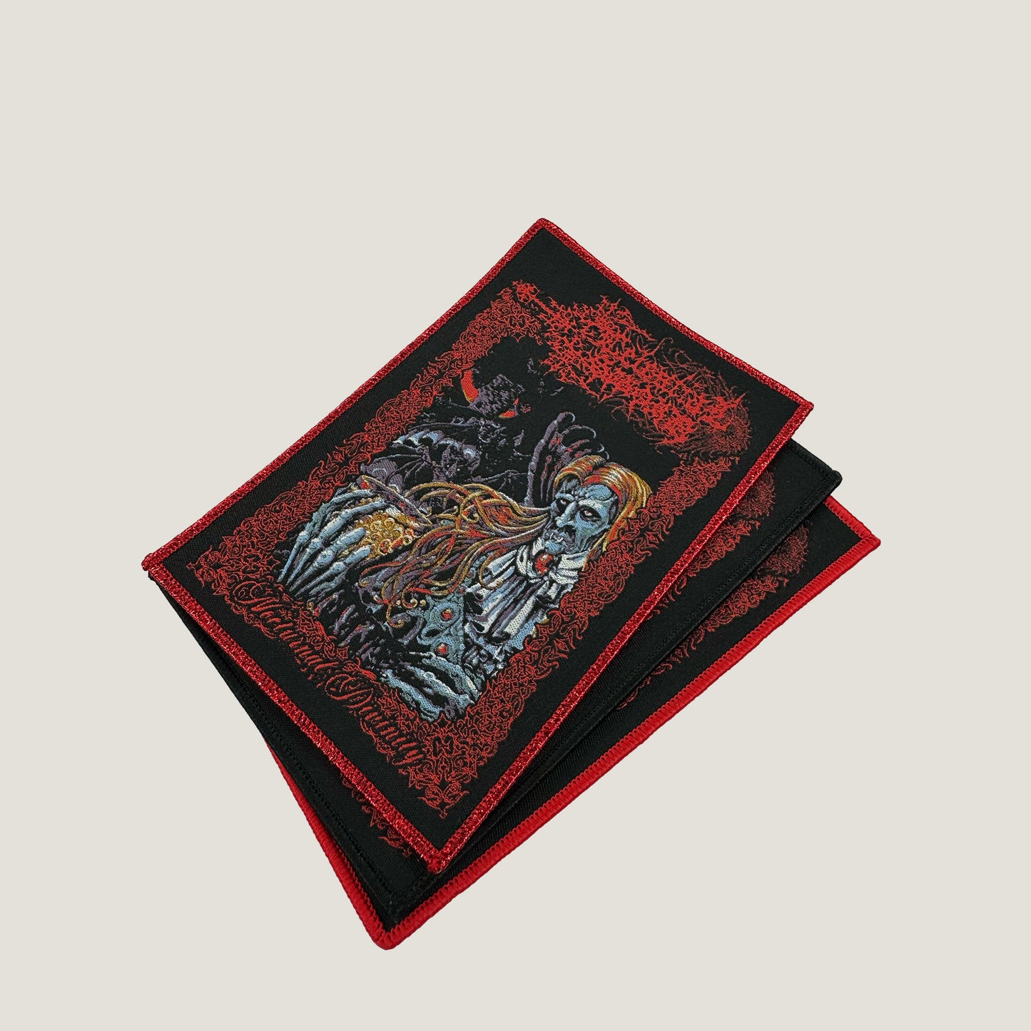 Temporal Dimensions Patches Celestial Sword Nocturnal Divinity Metal Woven Patches