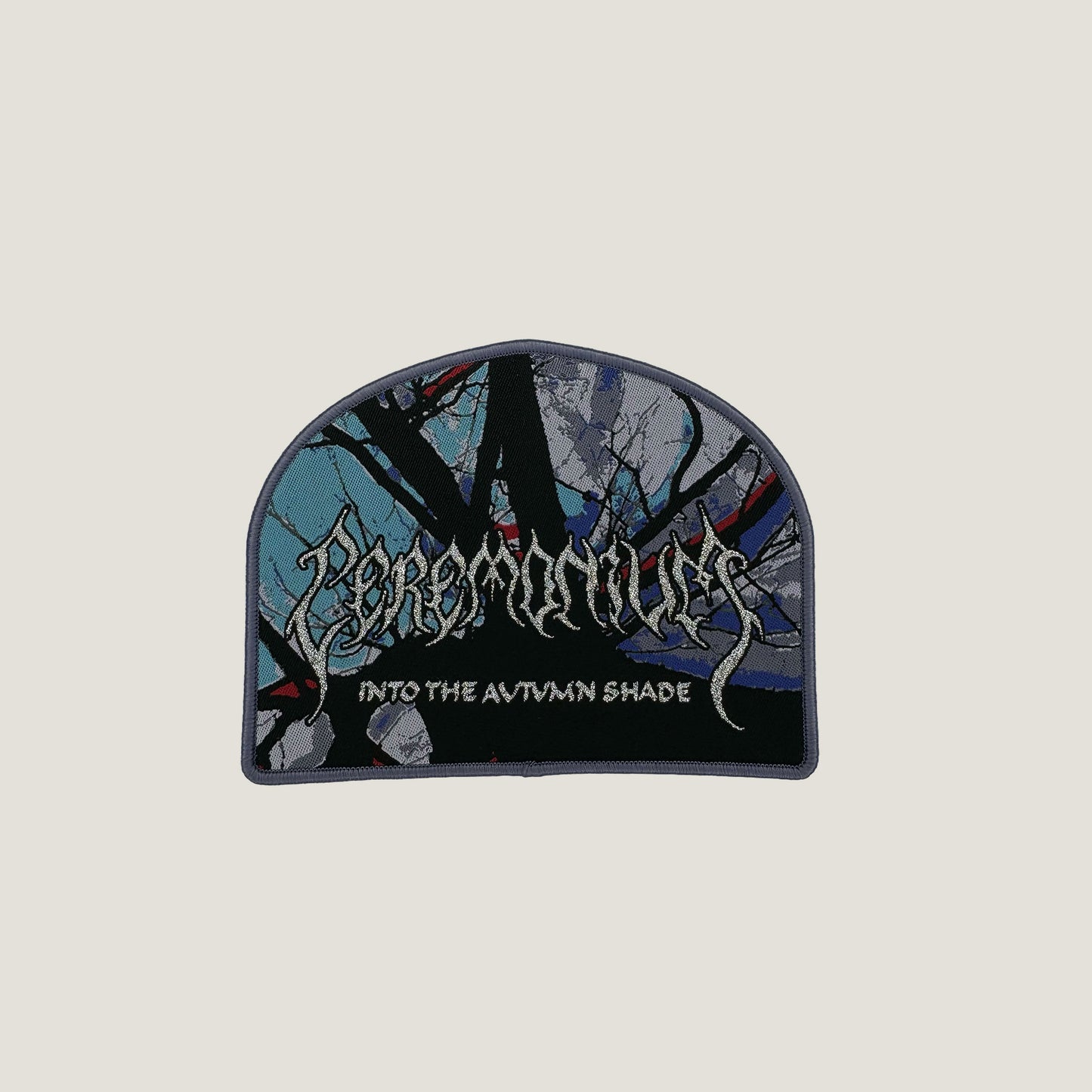 Temporal Dimensions Patches Ceremonium Into The Autumn Shade Purple Border Woven Patch