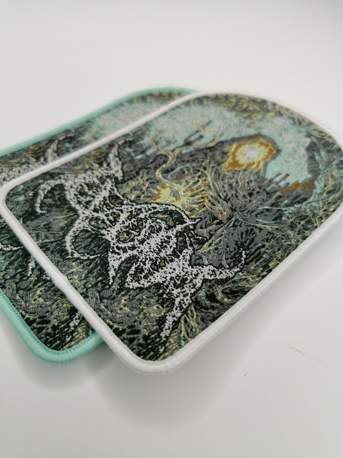 Temporal Dimensions Patches Claustrum Claustrum Metal Woven Patches