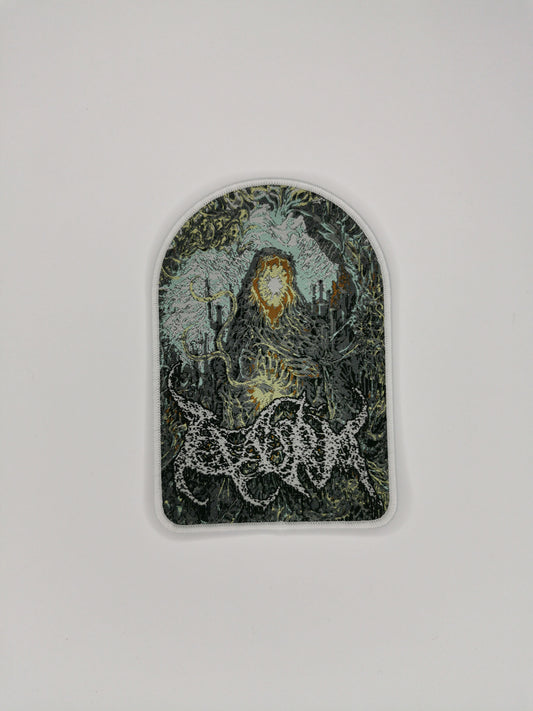 Temporal Dimensions Patches Claustrum Claustrum White Border Woven Patches