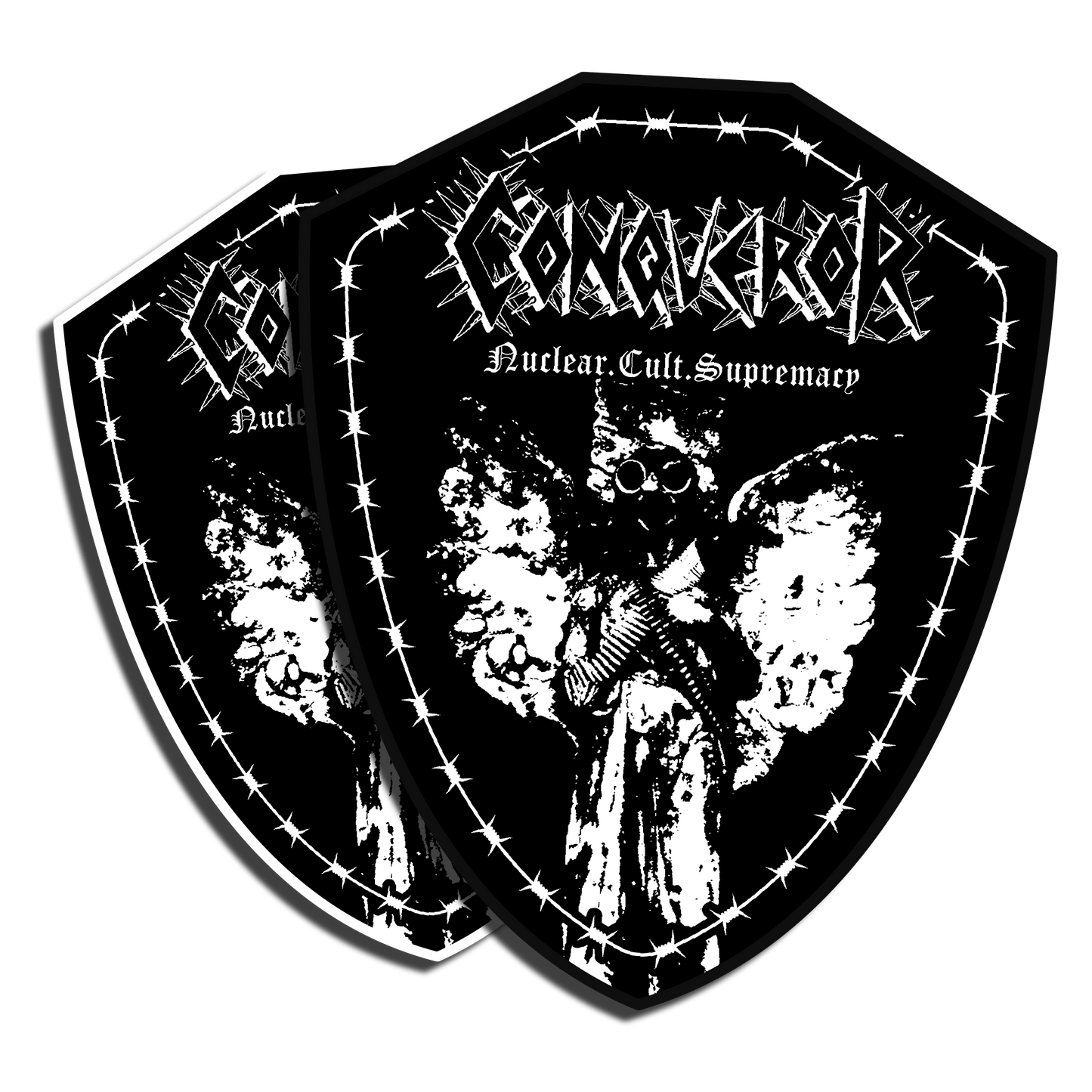 Temporal Dimensions Patches Conqueror Nuclear Cult Supremacy Woven Metal Patches