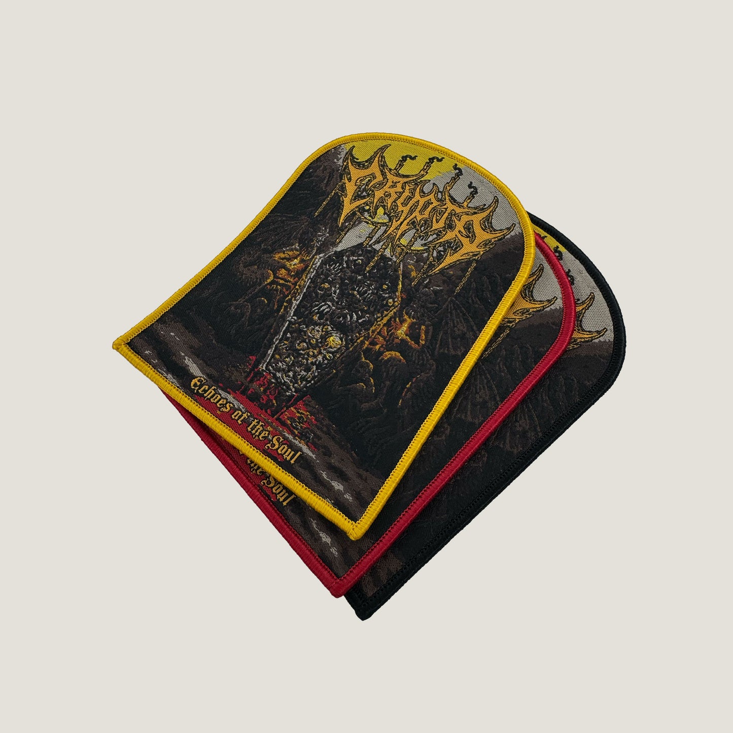 Temporal Dimensions Patches Crypta Echoes of the Soul Metal Woven Patches