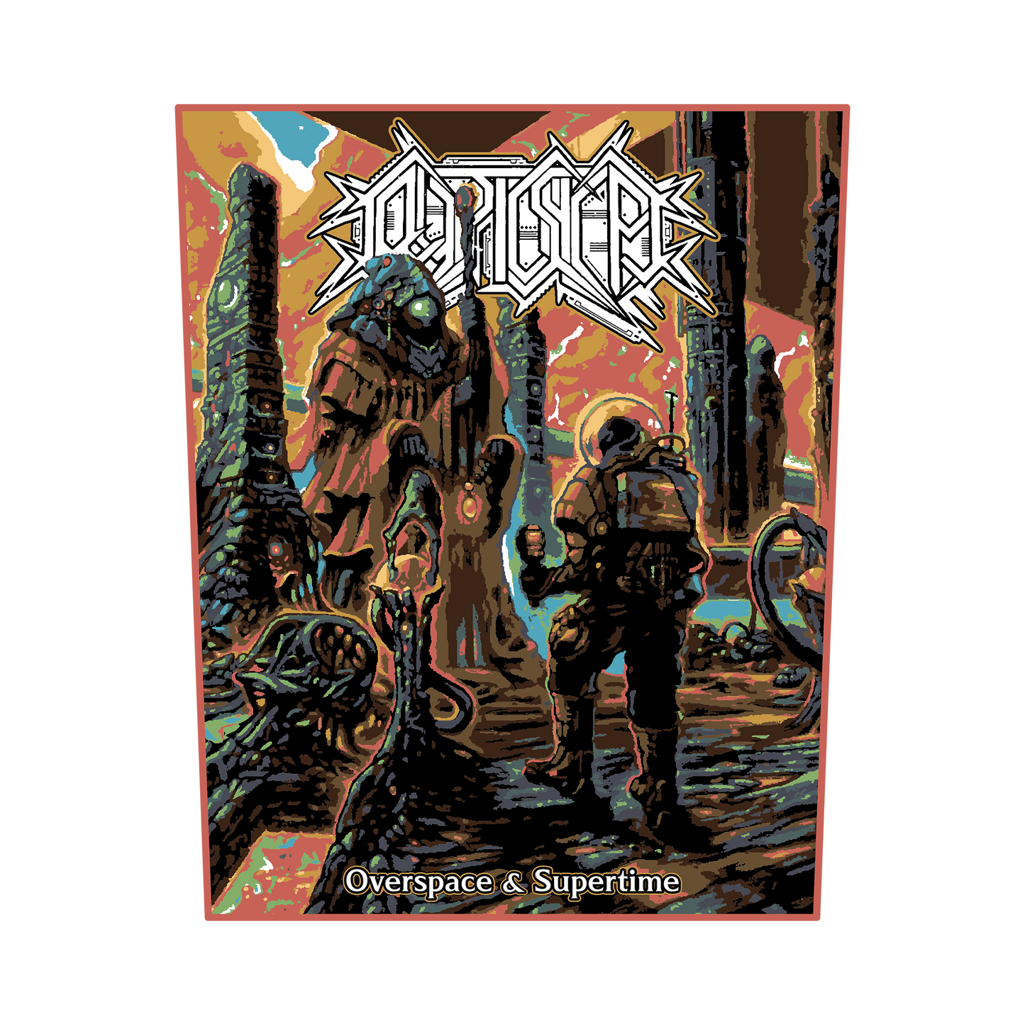 Temporal Dimensions Patches Cryptic Shift Overspace & Supertime Orange Border Woven Backpatch