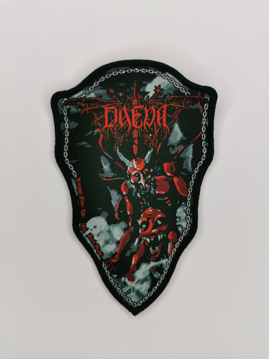 Temporal Dimensions Patches Daeva Through Sheer Will and Black Magic Black Border Woven Patch