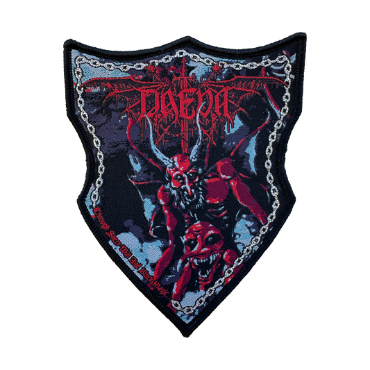 Temporal Dimensions Patches Daeva Through Sheer Will and Black Magic Black Border Woven Patch