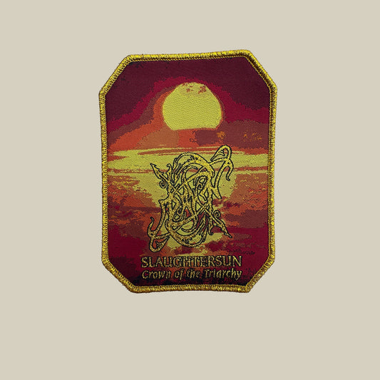 Temporal Dimensions Patches Dawn Slaughtersun Crown of the Triarchy Golden Glitter Border Woven Patch