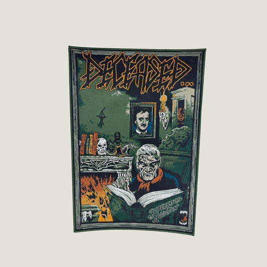 Temporal Dimensions Patches Deceased Supernatural Addiction Green Border Woven Backpatch