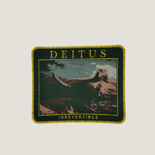 Temporal Dimensions Patches Deitus Irreversible Golden Glitter Border Woven Patch