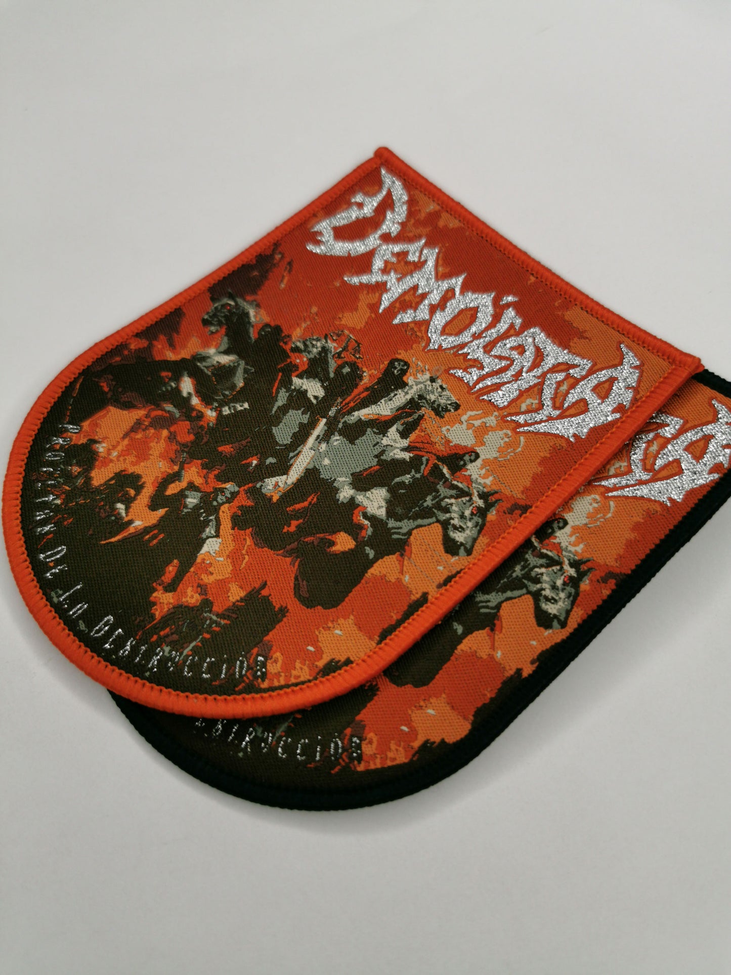 Temporal Dimensions Patches Demolatra Profetas de la Destruccion Metal Woven Patches