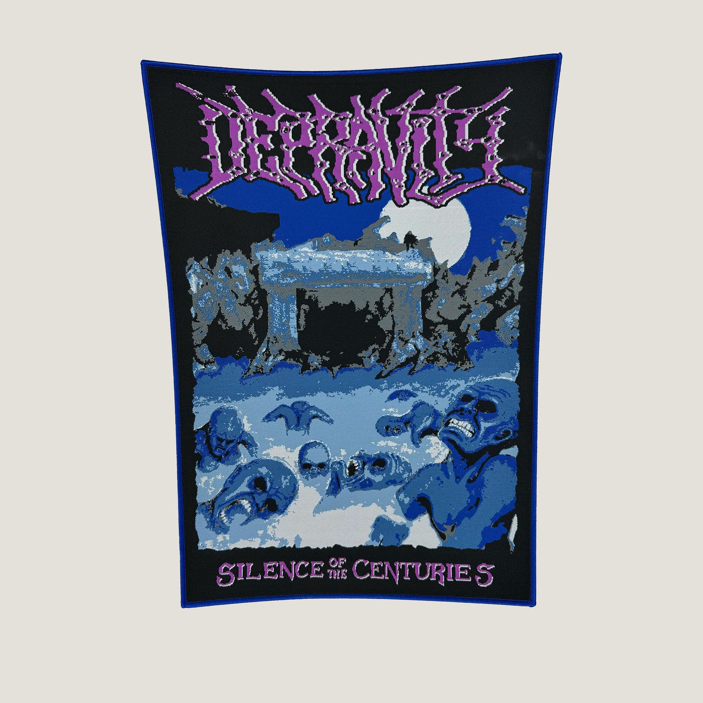 Temporal Dimensions Patches Depravity Silence of the Centuries Blue Border Woven Backpatch