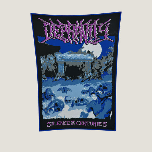 Temporal Dimensions Patches Depravity Silence of the Centuries Blue Border Woven Backpatch