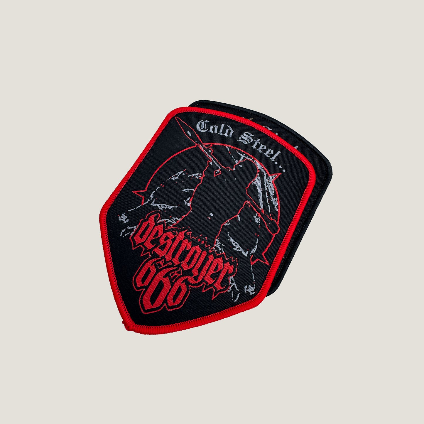 Temporal Dimensions Patches Destroyer 666 Cold Steel Metal Woven Patches