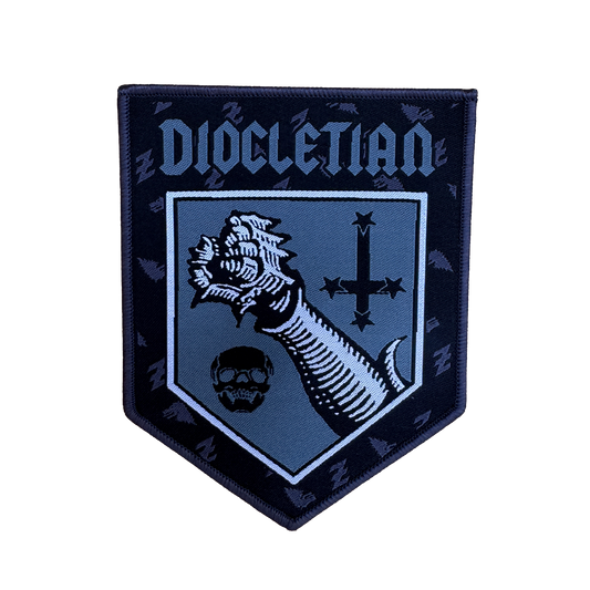 Temporal Dimensions Patches Diocletian Doom Cult Gray Border Woven Patch