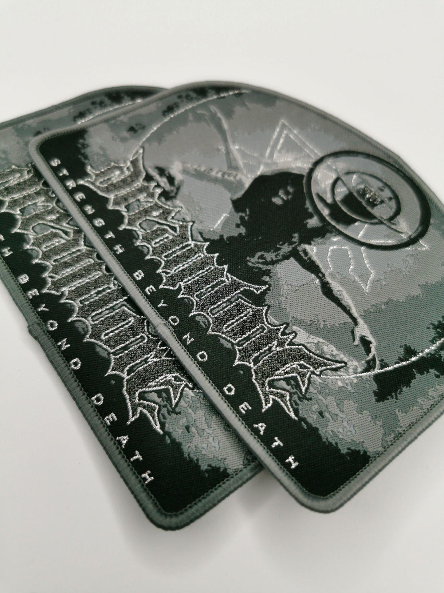 Temporal Dimensions Patches Dreamlore Strength Beyond Death Metal Woven Patches