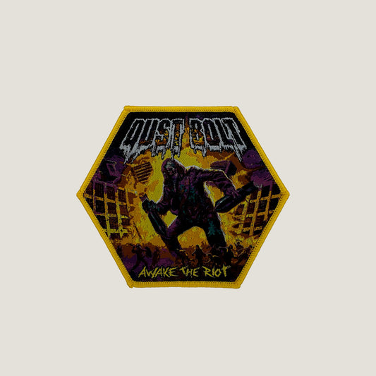 Temporal Dimensions Patches Dust Bolt Awake The Riot Yellow Border Woven Patch
