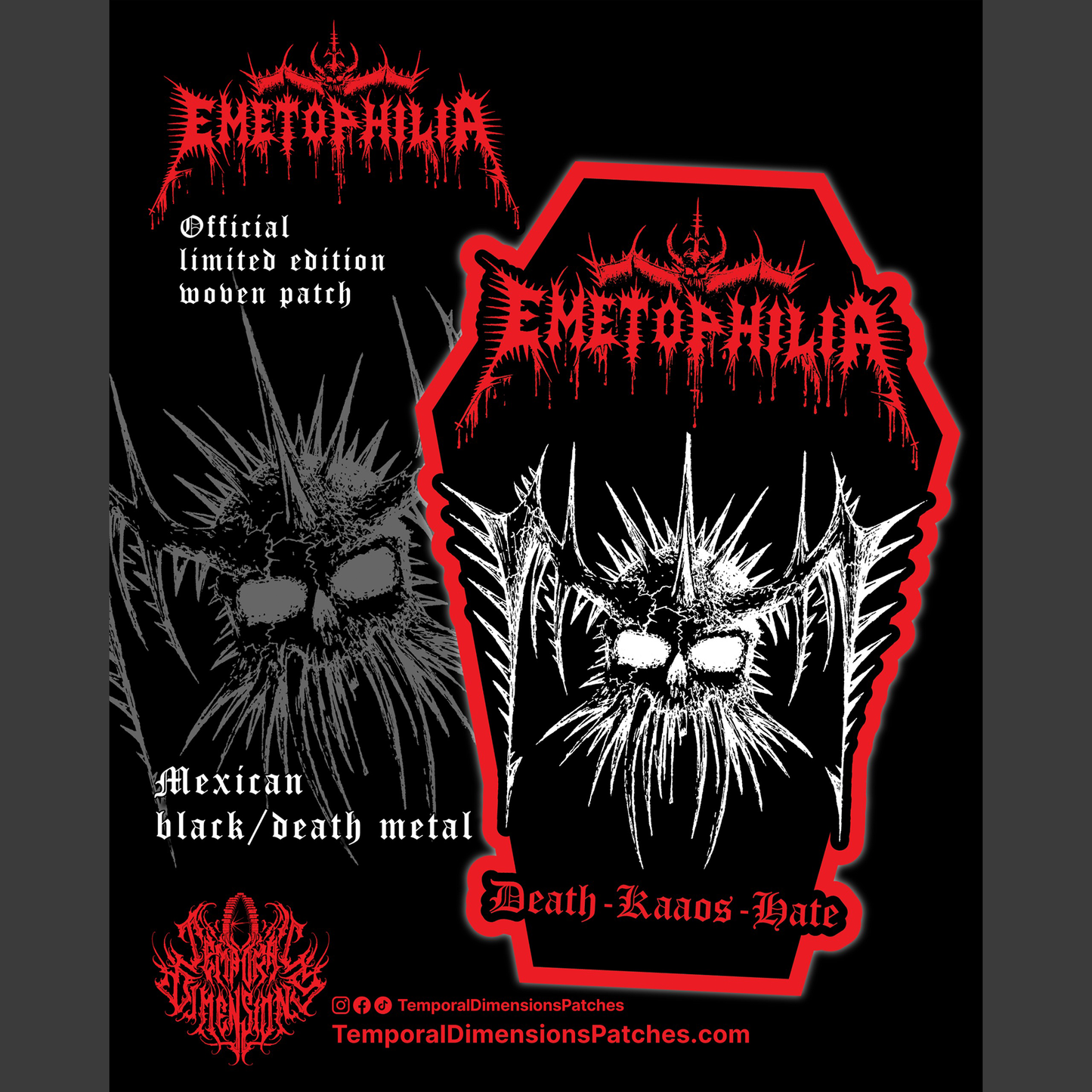 "Death - Kaaos - Hate"