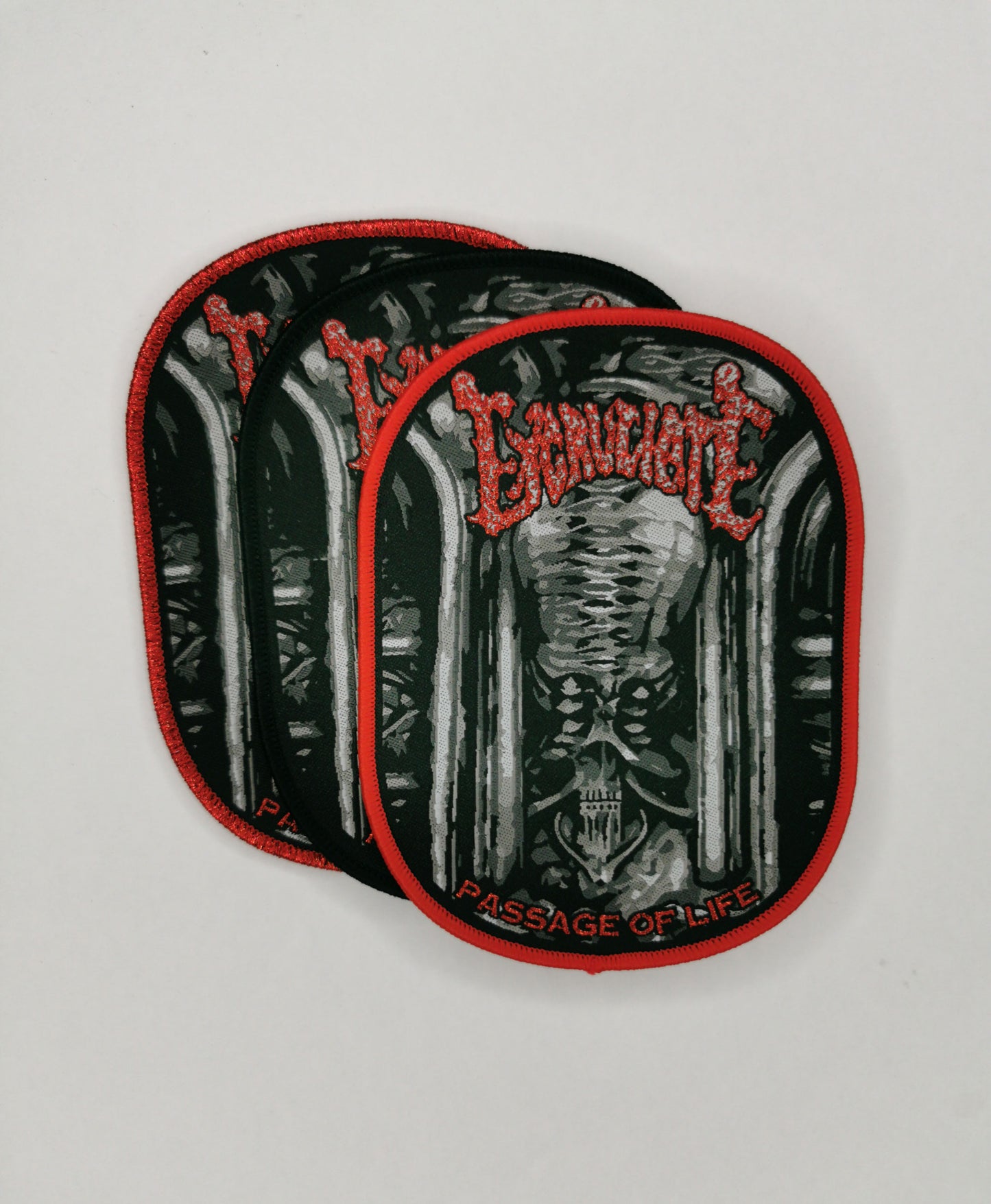 Temporal Dimensions Patches Excruciate Passage of Life Woven Patches